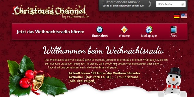 Radiosender weihnachtsmusik